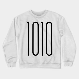 1010 - black Crewneck Sweatshirt